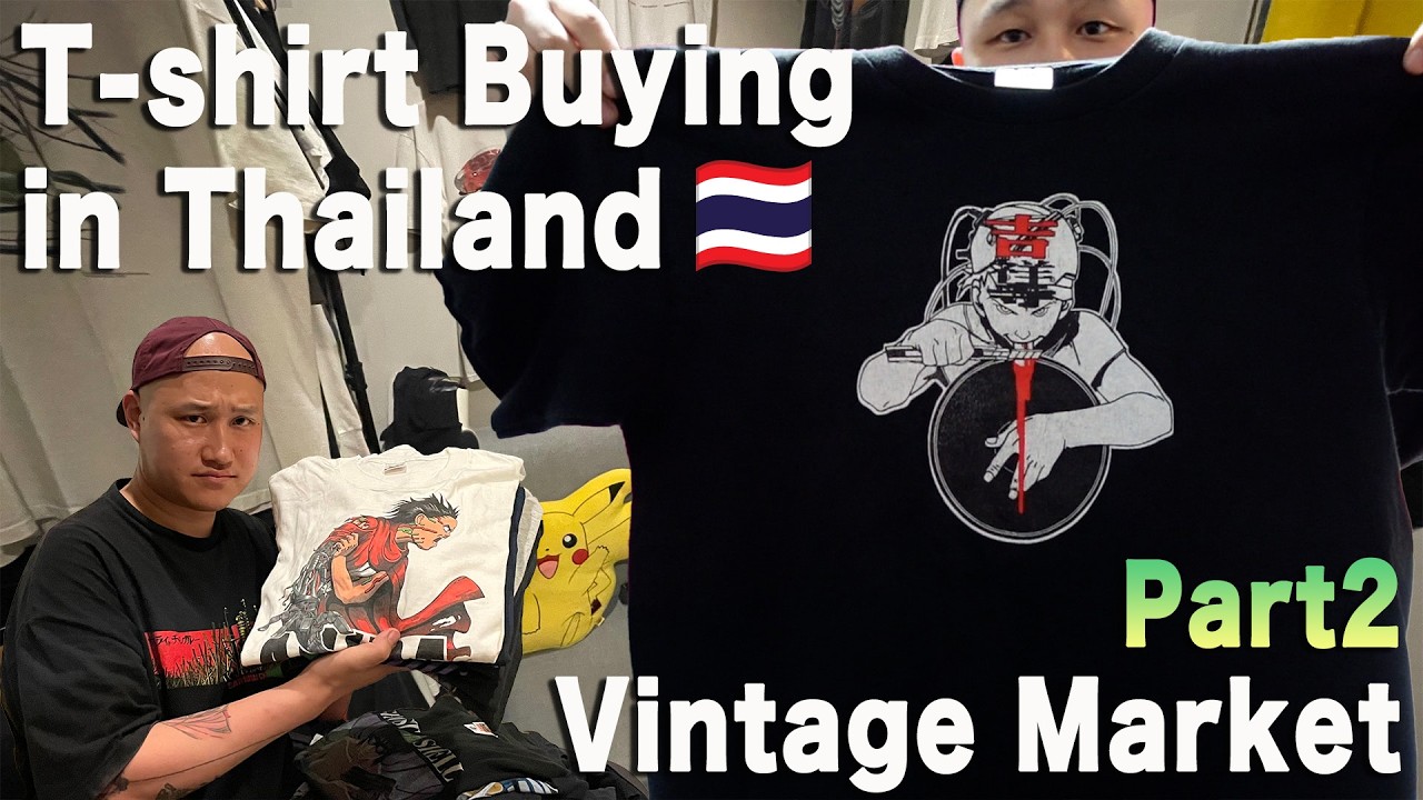 Part 2] Must-see! A real vintage T-shirt buyer's buying trip in