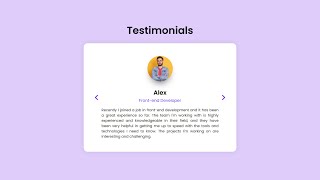 Responsive Testimonial Slider with HTML, CSS, and JavaScript
