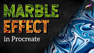 How to create a marble effect in procreate | iPad tutorial screenshot 5
