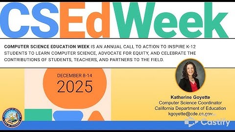 CSEdWeek 2025