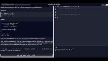 Use Conditional Logic with If Statements - Free Code Camp Help - Basic Javascript -Algorithms & Data