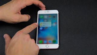 3D Touch on the iPhone 6S