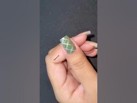 wait for End ️ Nailart using stripes #nailart #naildesign #reels - YouTube