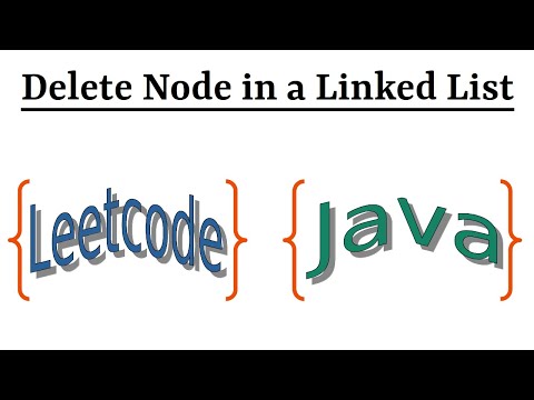 Leetcode Question 237 "Delete Node in a Linked List" in Java