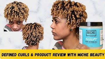TWA Short Natural Hair Wash and Go - Defined 4a Curls with Miche Beauty