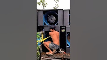 Melepas Speaker Ditarik Pickup #soundsystem #soundhoreg #speaker