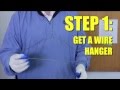 How To: Unclog A Drain With a Wire Hanger