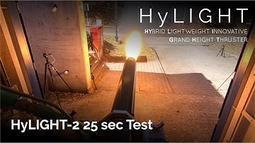 HyLIGHT-2 | 25s Test of 10kN Hybrid Rocket Engine in Near-flight Configuration