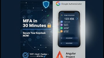 Add MFA to Keycloak + Angular in 30 Minutes! 🔐 | Full 2FA Setup with TOTP, Email & Passkeys