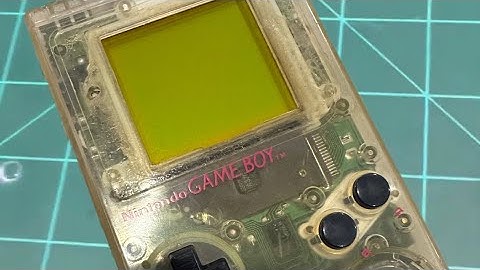 Fixing a clear DMG Gameboy!