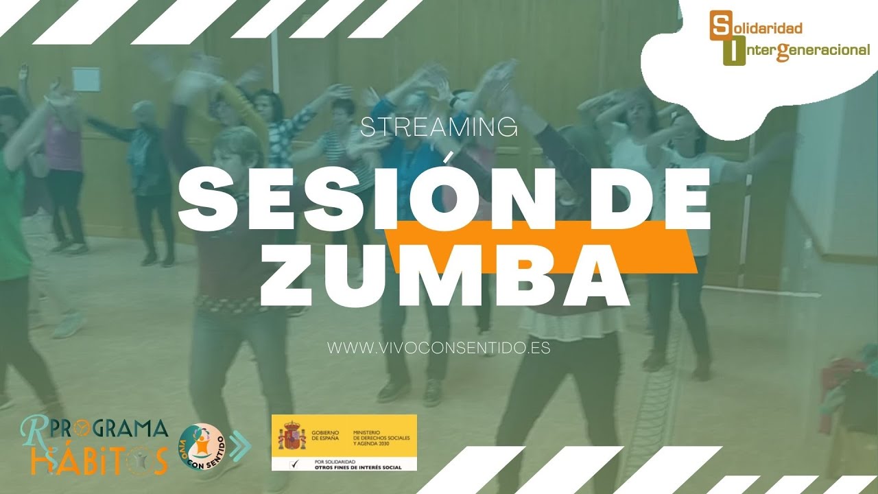 Sesión de Zumba en Streaming YouTube
