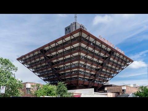 Complete architecture tour of the National radio building of Slovakia. Slovenský rozhlas