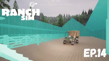 Ranch Simulator Gameplay Ep.14 | Building a state of the art Facility for my Cattle True North Acres