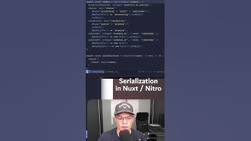 Data serialization in Nuxt