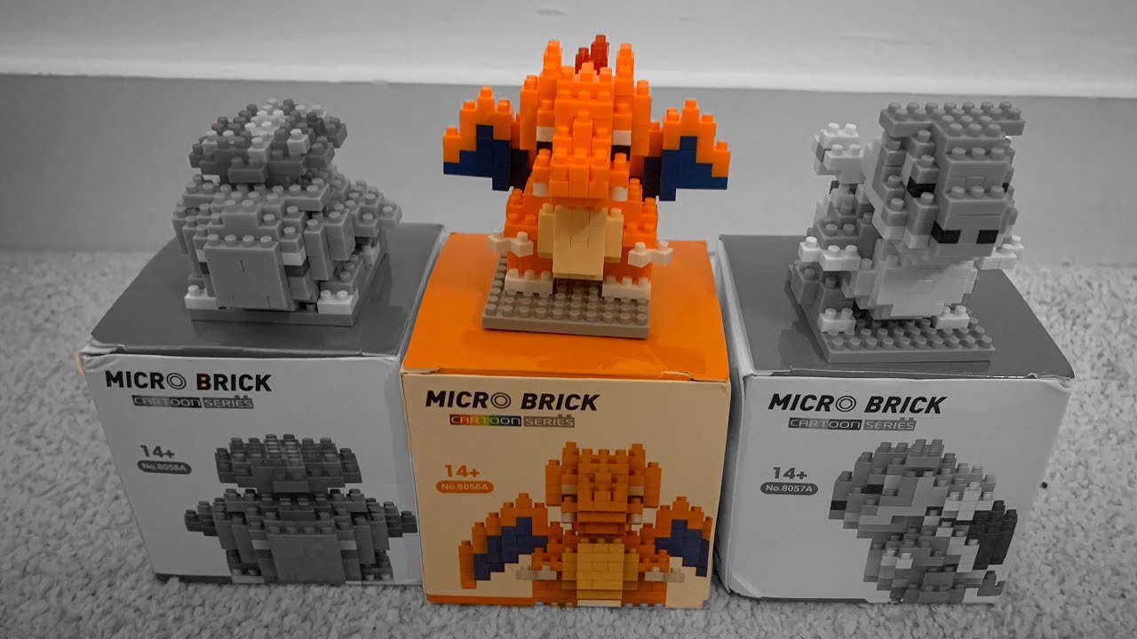 LEGO Pokémon Dracaufeu - MICRO BRICK - Jeu de Construction