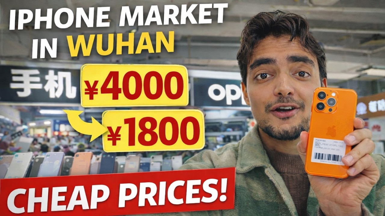 Cheapest iPhone Market in Wuhan China 🔥 | Latest Prices Revealed