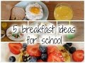 5 công thức cho bữa sáng đi học - 5 breakfast ideas for school ♡Truc's hobbies♡