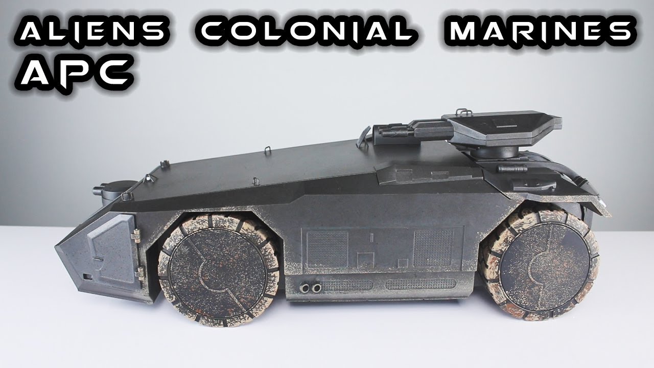 Hiya Toys Aliens 1/18 Scale APC Armored Personnel Carrier Vehicle