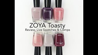 ZOYA Toasty Collection 2023: Review, Live Swatches & Comparisons