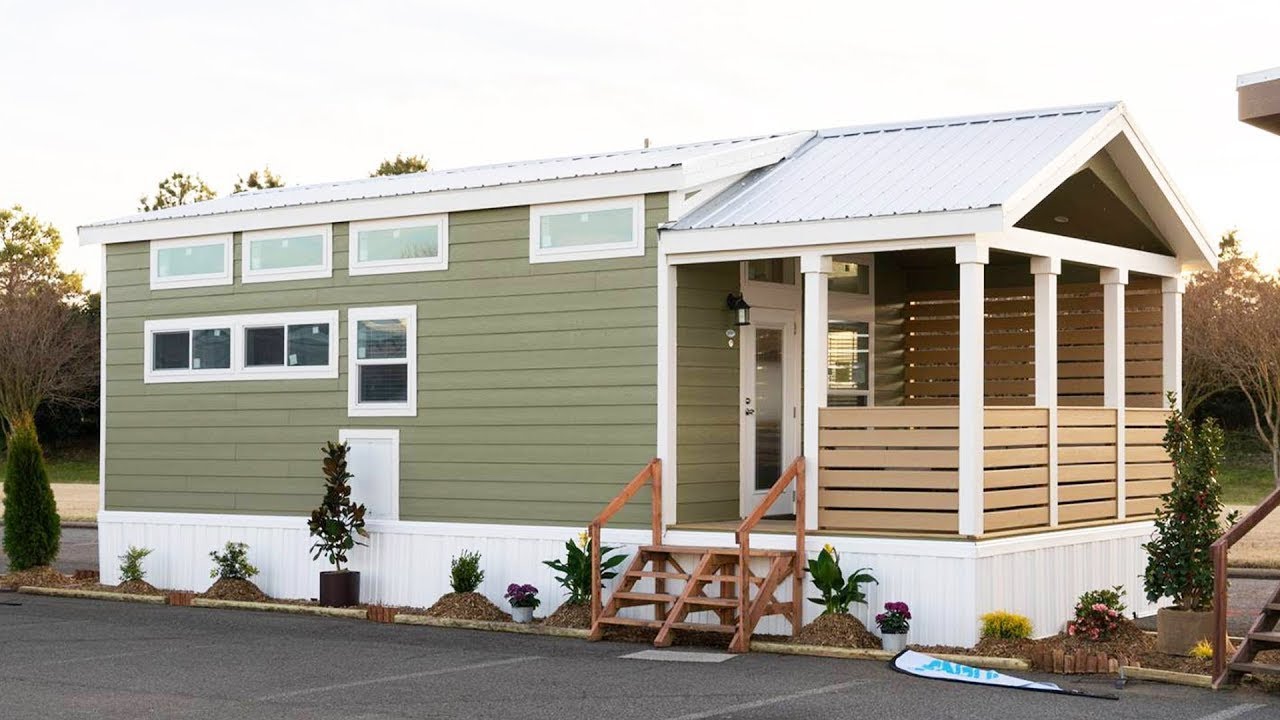 Absolutely Gorgeous APS 601 Park Model Tiny House by Athens Park - YouTube