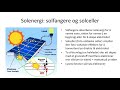 Naturfag - Alternative energikilder (inkl. solceller og biomasse)