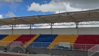 Stadium membrane structure grandstand