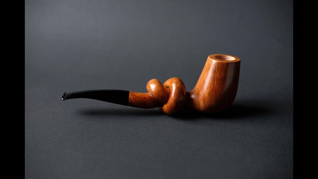 This is knot a pipe hand carved knotted smoking pipe (briar) YouTube