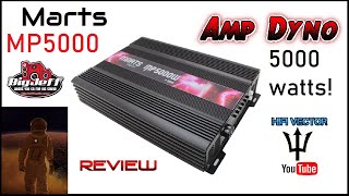 Marts Digital MP 5000 amp Dyno review insane power! MP5000 5000 watt car audio amplifier