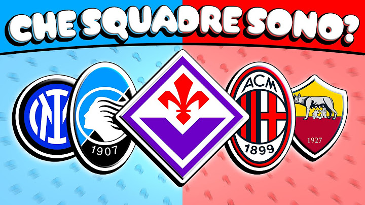 Indovina la Squadra di CALCIO (Serie A/B)⚽ Quiz Calcio