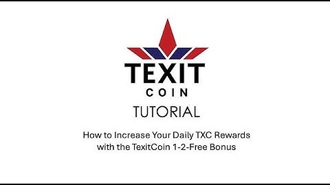 Texit Coin 1-2-Free Bonus Explained