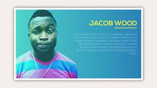 Profile Slides After Effects Templates