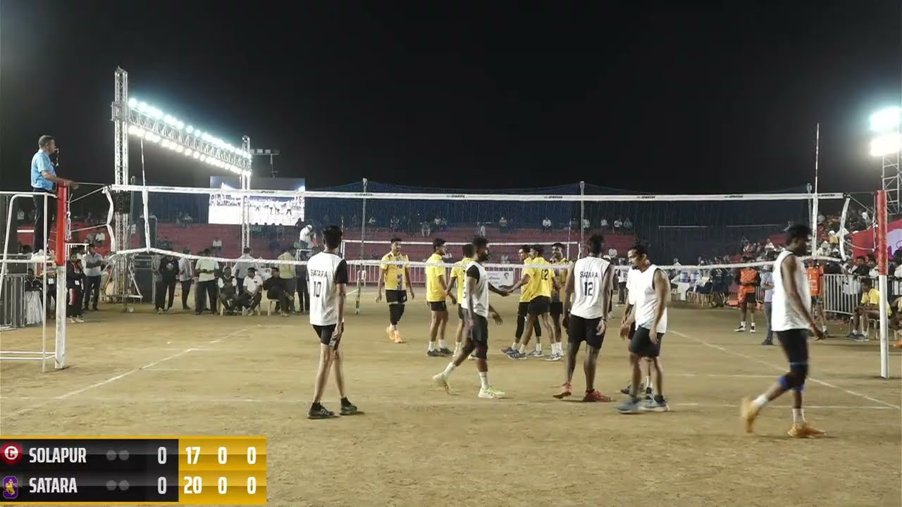 Solapur Vs Satara |Senior State Volleyball Championship 2025-26,Sangli Islampur|MAH