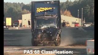 Automatic Rising PAS68 Bollards crash testedby Avon Barrier