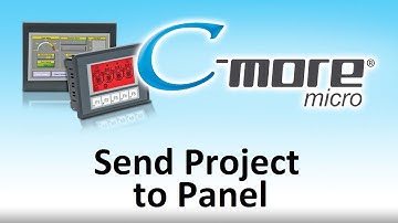 C-more Micro HMI Send Project To Panel from AutomationDirect