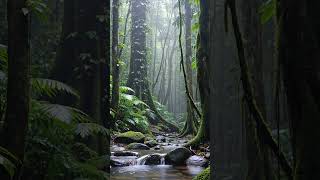 deep jungle rain #nature #animation #aivideo #satisfying #trending #viral #sound #like #subscribe