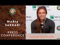 Maria Sakkari Press Conference after Quarterfinals I Roland-Garros 2021
