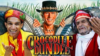 Small Town Shocked! Villagers React to Crocodile Dundee (1986) for the FIRST Time! React 2.0