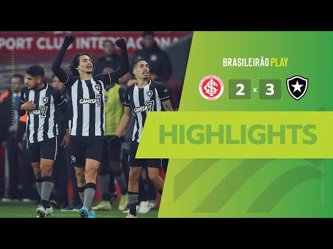 BOTAFOGO GANÓ un PARTIDAZO INCREÍBLE, FINAL de INFARTO | Resumen Inter 2x3 Botafogo | #Brasileirao