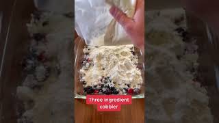 Three ingredient cobbler recipe