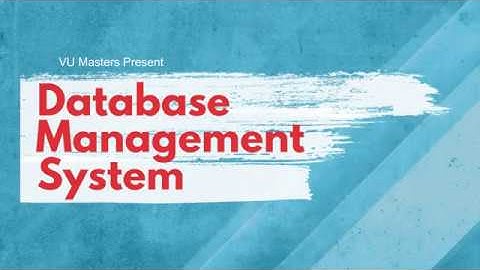 Intro to Database Management System|DBMS|Lecture 1|Urdu|Hindi