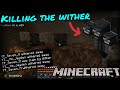 Killing the Wither &amp; losing all my stuff (Minecraft Bedrock edition on hard mode)