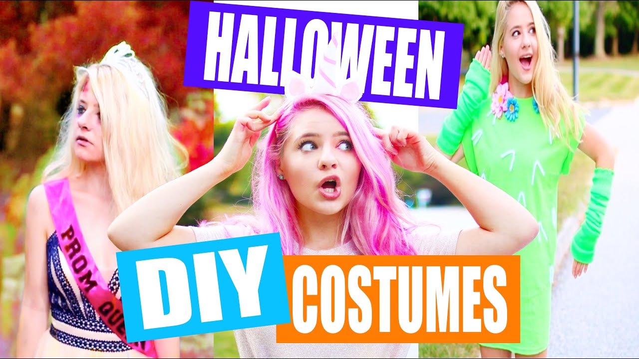 DIY Halloween Costumes for Teens! - YouTube