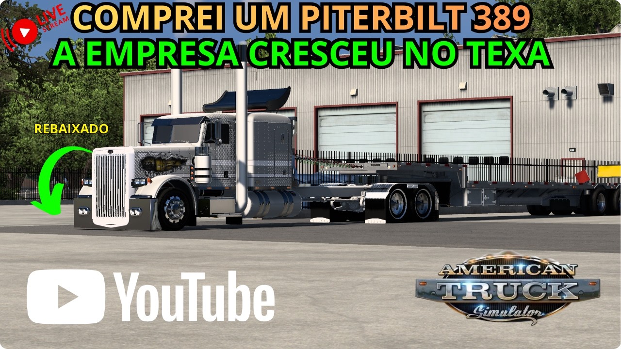 American Truck Simulator  COMPREI UM NOVO CAMINHÃO Meu Primeiro Frete com Caminhão e Reboque Próprio