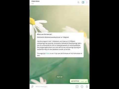 Video: Hoe Om Die Telegram-program Te Gebruik