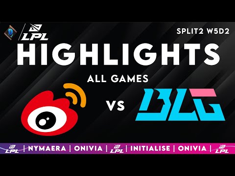WBG⁠ vs BLG ALL GAMES Highlights | LPL 2025 Highlights  | Weibo Gaming vs Bilibili Gaming by Onivia