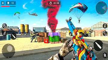 FPS Commando 3D Shooting Games - Gun Games 3D- Offline Games - Android Gameplay