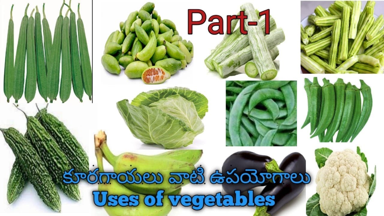 కూరగాయలు వాటి ఉపయోగాలు (పార్ట్1), Usage of Vegetables (Part1), Most
