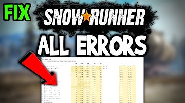 Snowrunner – How to Fix All Errors – Complete Tutorial