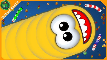 🐍Worms Zone.io 🔥 #85 – Cake vs Fruit Party | Top 1 on the Map 💯 Best Gameplay!