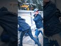Injured fighters teamed up to destroy the armed thugs! #shorts #viral #trend #kungfu #funny